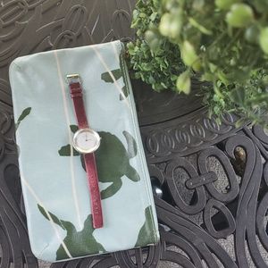 Skagen Red Crystal Cut Watch